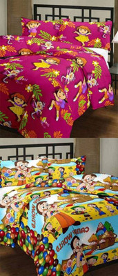 

VAMIRA Cartoon  Blanket(Poly Cotton, Multicolor