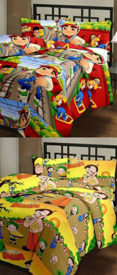 

V Brown Cartoon  Comforter(Poly Cotton, Multicolor