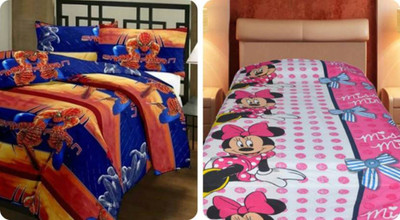 

V Brown Cartoon  Comforter(Poly Cotton, Multicolor