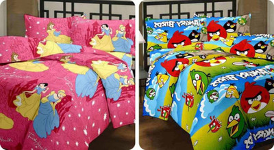 

VAMIRA Cartoon  Comforter(Poly Cotton, Multicolor