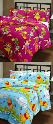 

V Brown Cartoon  Comforter(Poly Cotton, Multicolor