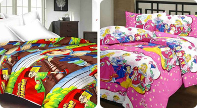 

V Brown Cartoon  Comforter(Poly Cotton, Multicolor