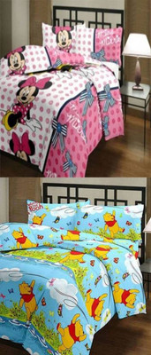 

V Brown Cartoon  Comforter(Poly Cotton, Multicolor