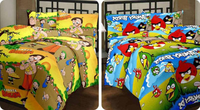 

VAMIRA Cartoon  Comforter(Poly Cotton, Multicolor