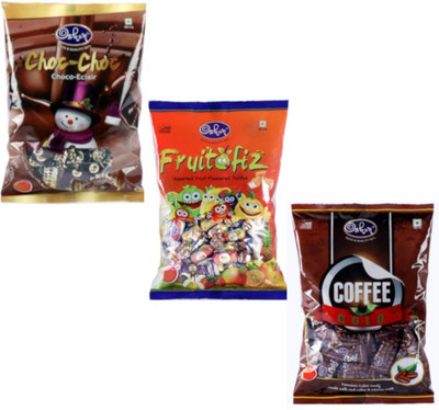 

Oshon Chocolates Pouch Combo-Pack of 3 Milk Cream Toffee(Pack of 3)