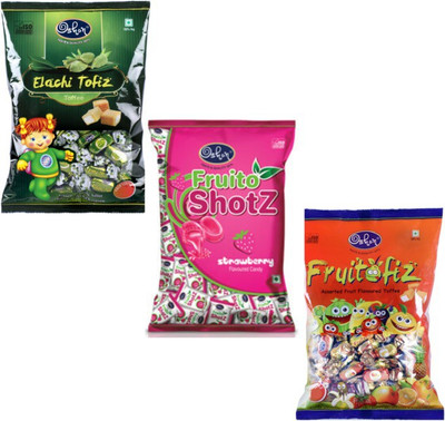 

Oshon Chocolates Pouch (Pack of 3) Milk Cream Toffee(Pack of 3)