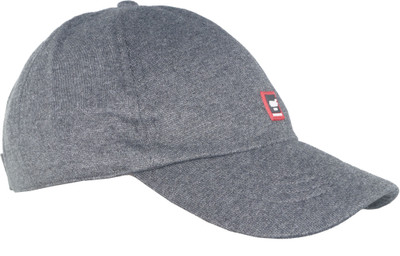 Atabz Solid Stylish Grey cotton long peak HAT Cap