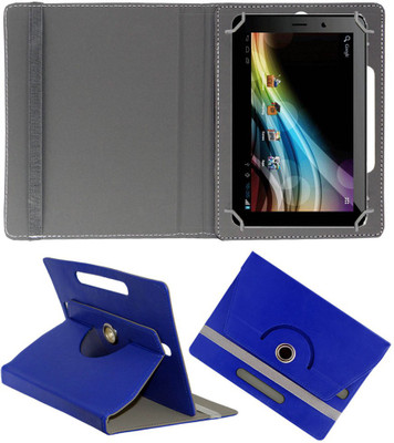 ACM Book Cover for Karbonn TA-Fone A37 7 inch(Blue)