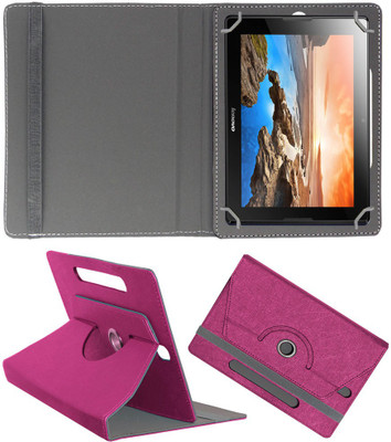 ACM Flip Cover for Lenovo Ideatab A10-70 A7600(Pink, Cases with Holder, Pack of: 1)