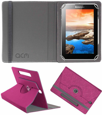 ACM Flip Cover for Lenovo A7-30 A3300(Pink, Cases with Holder, Pack of: 1)