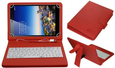 ACM Keyboard Case for Huawei Mediapad X1 7.0(Red, Cases with Holder, Pack of: 1)