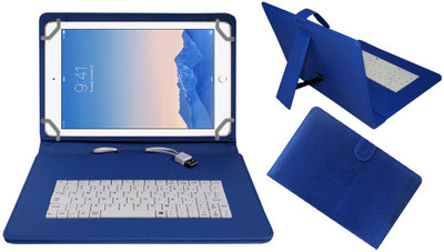 ACM Keyboard Case for Apple iPad Air 2 9.7 inch(Blue, Cases with Holder)