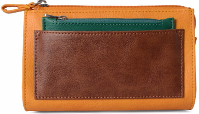 

Baggit Casual Yellow Clutch