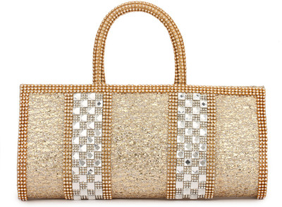 

Saifis Party Gold Clutch