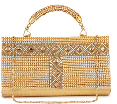 

Saifis Party Gold Clutch