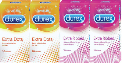 Durex Pleasure Pack(Set of 4)