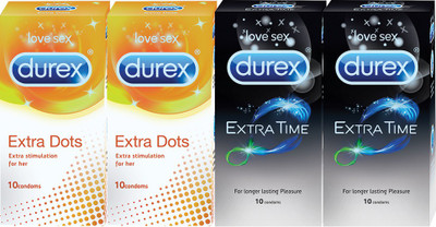 Durex Pleasure Pack(Set of 4)