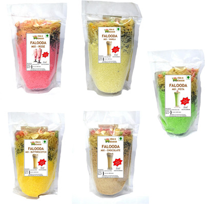 

Veg E Wagon Falooda Mix 5 Flavours(1000 g, Pack of 5)