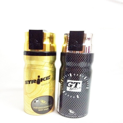 

EKOZ STRIKE GOLD AND GT BLACK Perfume Body Spray - For Men & Women(400 ml, Pack of 2)