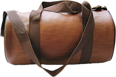 Muccasacra Weekender Duffel Gym Bag with 3 compartments (Sunmica Brown) Gym Bag(Brown)