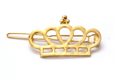 

Ayesha Fashion women gold metal Hair Pin(Gold)