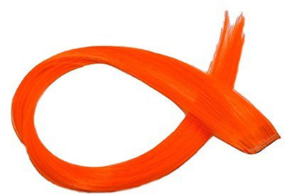 Aasa Extension Orange Colour With Clip In Straight 1pcs Hair