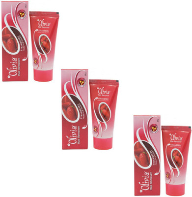 

Olivia Strawberry (Pack of 3)Hair Remover Cream(30 g)