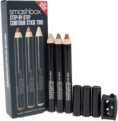 

Smashbox Cosmetics Step-by-step Contour Stick Trio Highlighter(Multi)