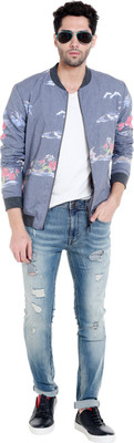 Jack & Jones Full Sleeve Floral Print Men Jacket at flipkart