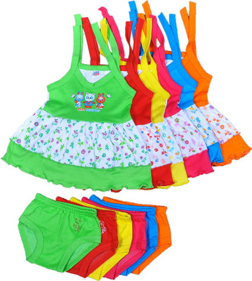 

Hafeela Girls Casual Dress Panty(Multicolor, Multicolour