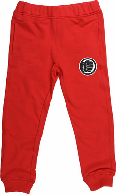 Marvel Avengers Track Pant For Boys & Girls(Red, Pack of 1)