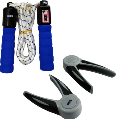 

HRS Strength Combo (HG-110 Hand Grip,Pack of 2 + SR-131 Skipping Rope) Gym & Fitness Kit