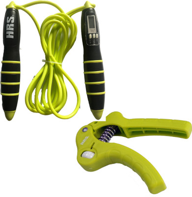 

HRS Strength Combo (HG-109 Hand Grip,Pack of 2 + SR-126 Skipping Rope) Gym & Fitness Kit