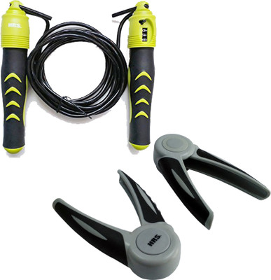 

HRS Strength Combo (HG-110 Hand Grip,Pack of 2 + SR-130 Skipping Rope) Gym & Fitness Kit