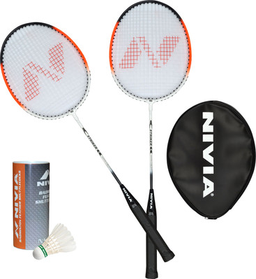 

Nivia Striker Combo - 2 Badminton Kit