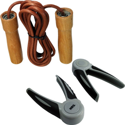 

HRS Strength Combo (HG-110 Hand Grip,Pack of 2 + SR-128 Skipping Rope) Gym & Fitness Kit