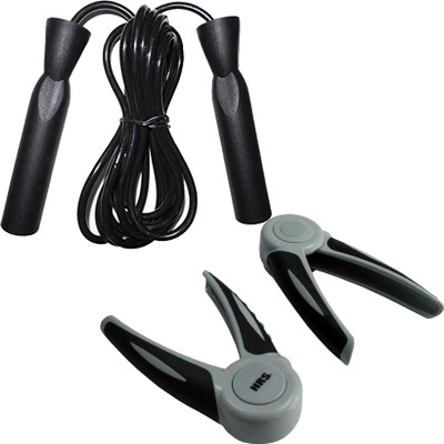 

HRS Strength Combo (HG-110 Hand Grip,Pack of 2 + SR-133 Skipping Rope) Gym & Fitness Kit