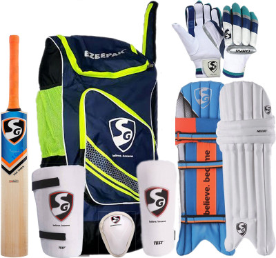

SG Full Cricket Kit with Ezeepak Bag Cricket Kit(Bat Size: 3 (For 8 Years Kids))