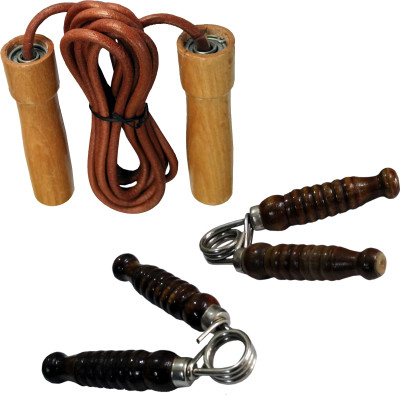 

HRS Strength Combo (HG-115 Hand Grip,Pack of 2 + SR-128 Skipping Rope) Gym & Fitness Kit