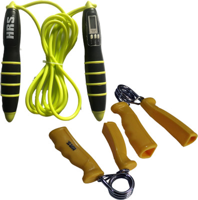 

HRS Strength Combo (HG-114 Hand Grip,Pack of 2 + SR-126 Skipping Rope) Gym & Fitness Kit