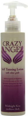 

Crazy Angel Self Tanning Lotion With Colour Guide Midnight Kiss Medium Dark Dha(200 ml)