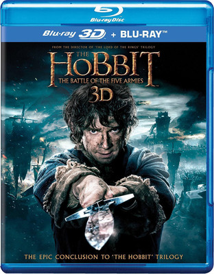 

The Hobbit: The Battle of the Five Armies (Blu-ray 3D & Blu-ray) (4-Disc set)(Blu-ray English)