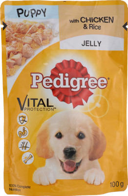 

Pedigree Jelly Chicken, Rice 100 g Wet Dog Food