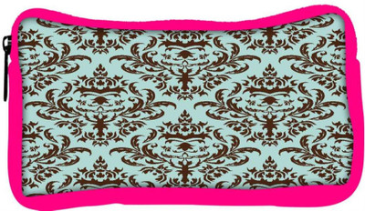 

Snoogg Eco Friendly Canvas Lite Blue Pattern Designer Student Pen Pencil Case Coin Purse Pouch Cosmetic Makeup Bag (PINK) Pouch(Multicolor)