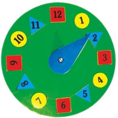 

Aadi Publications Children Teaching Wooden Clock Puzzle And Colourful Picturer Toy For Kids (11cm x 11cm)(1 Pieces)