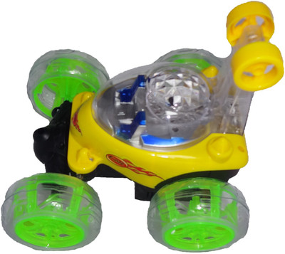 

Power Rechargeable Remote Stunt car(Yellow)