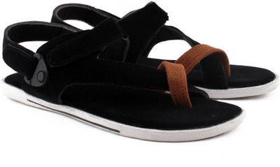 

Barton Men Black::Tan Sandals