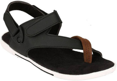 

Barton Men Black::Beige Sandals
