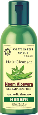 

Continent Spice Neem Aloevera Herbal Hair Cleanser - (SLS & Paraben Free) CS682005(210 ml)