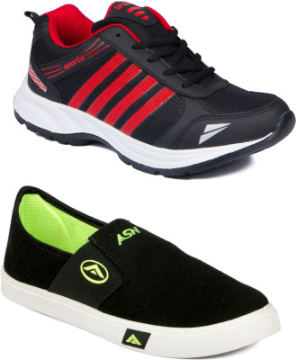 

Asian Men Casual & Running Shoes Combo Pack of 2 Running Shoes For Men(Multicolor